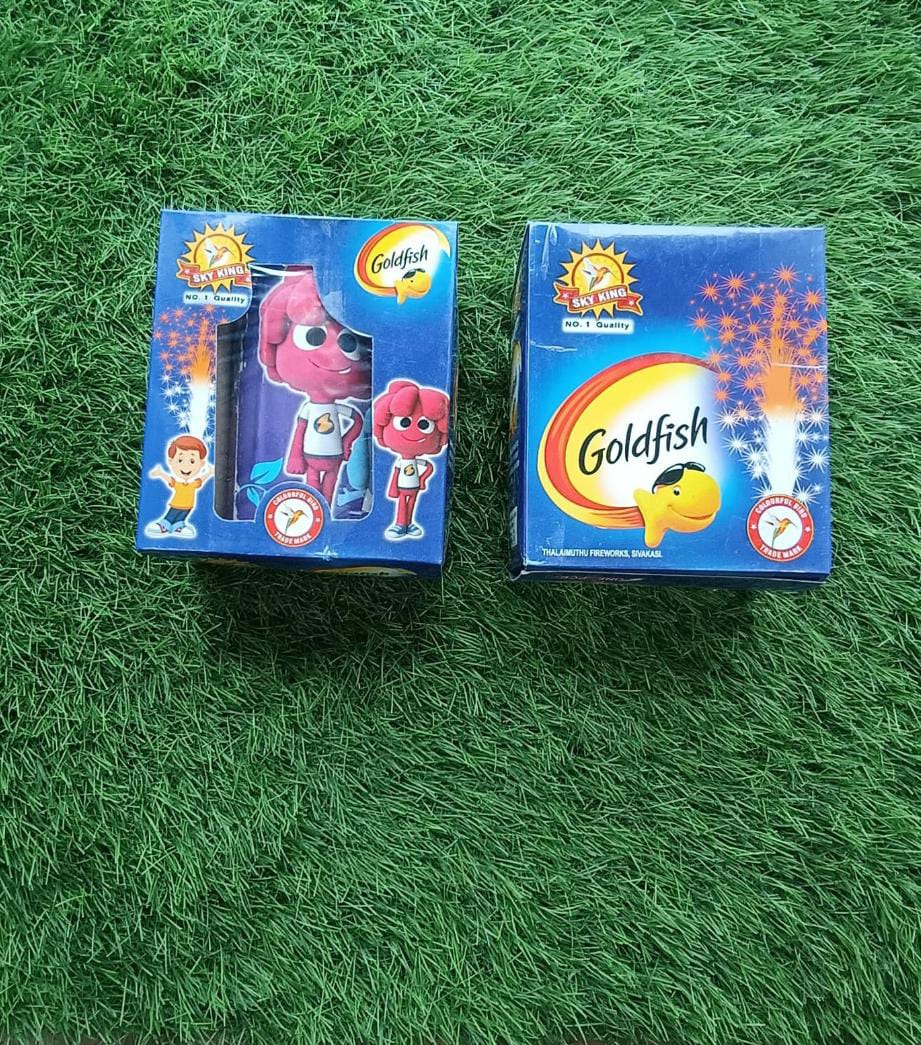 GOLD FISH DOUBLE COLOR FOUNTAIN